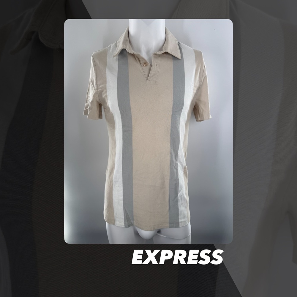 EUC Express Striped Polo